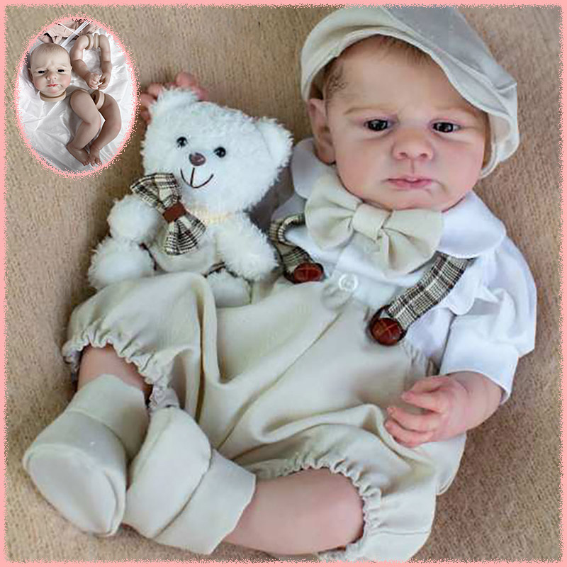 Baby Products Hair - ชุดตุ๊กตาโคบิ รีบอร์น ขนาด 19 นิ้ว แบบเพ้นท์สำเร็จรูป