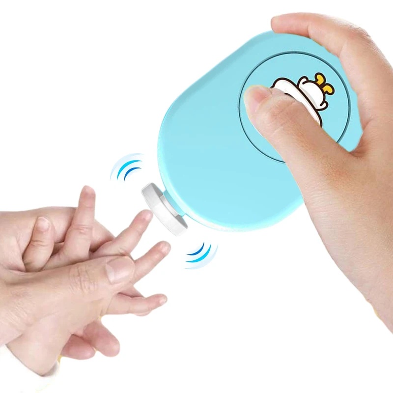 Baby Nail Trimmer Electric - ชุดตะไบเล็บเด็ก 1/2 ชุด พร้อมที่ตัดเล็บเด็ก สำหรับเด็กทารกและเด็กเล็ก เครื่องตัดเล็บไฟฟ้า