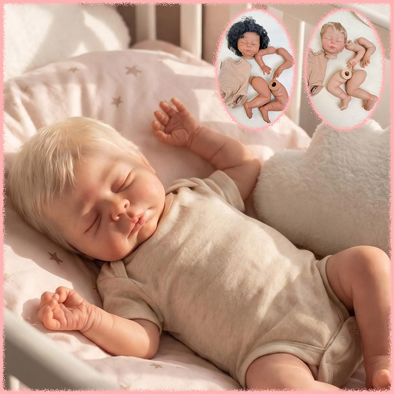 Baby Products Hair - ชุดตุ๊กตาคริสโตเฟอร์ รีบอร์น ขนาด 19 นิ้ว ผมแท้