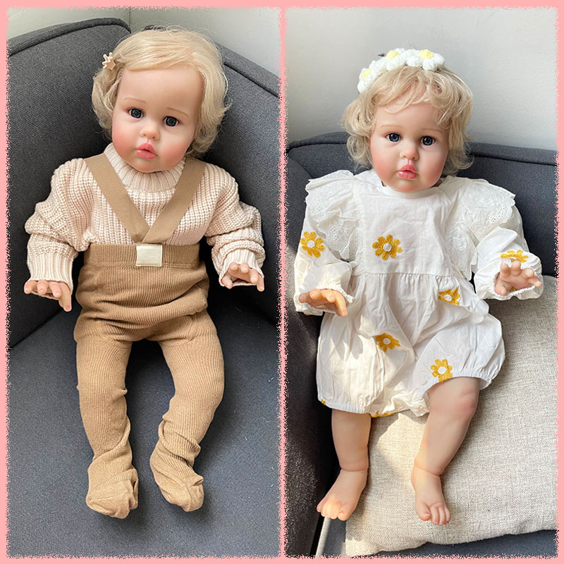 Baby Products Hair - ตุ๊กตาเด็กผู้หญิงเจ้าหญิงเอลลี่ ขนาด 22 นิ้ว เหมือนจริง ทารกแรกเกิด