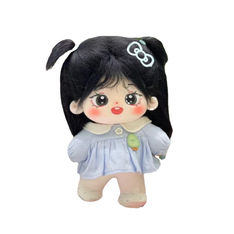 Baby Products Korea - ตุ๊กตาเด็ก20ซม. ผมยาวสีดำ, ตุ๊กตาของเล่นตุ๊กตาสำหรับคนรุ่นเราตุ๊กตาไอดอลเกาหลี