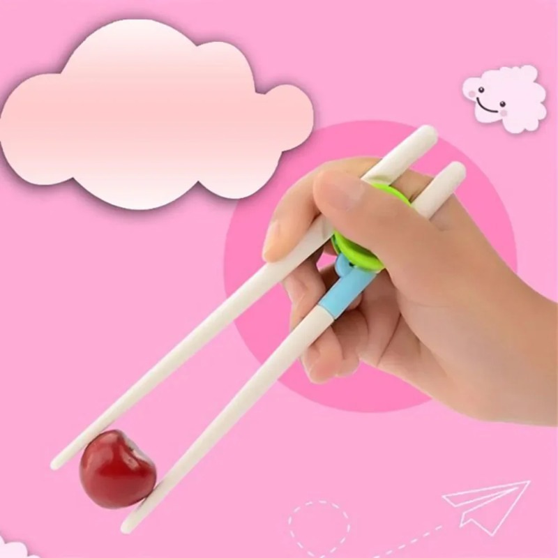 Baby Products Eco Friendly - 1 คู่ตะเกียบสําหรับขวามือบ้านเด็กผลิตภัณฑ์เครื่องมือห้องครัวตะเกียบเด็กทารกการเรียนรู้ Helper การฝึกอบรมเด็ก