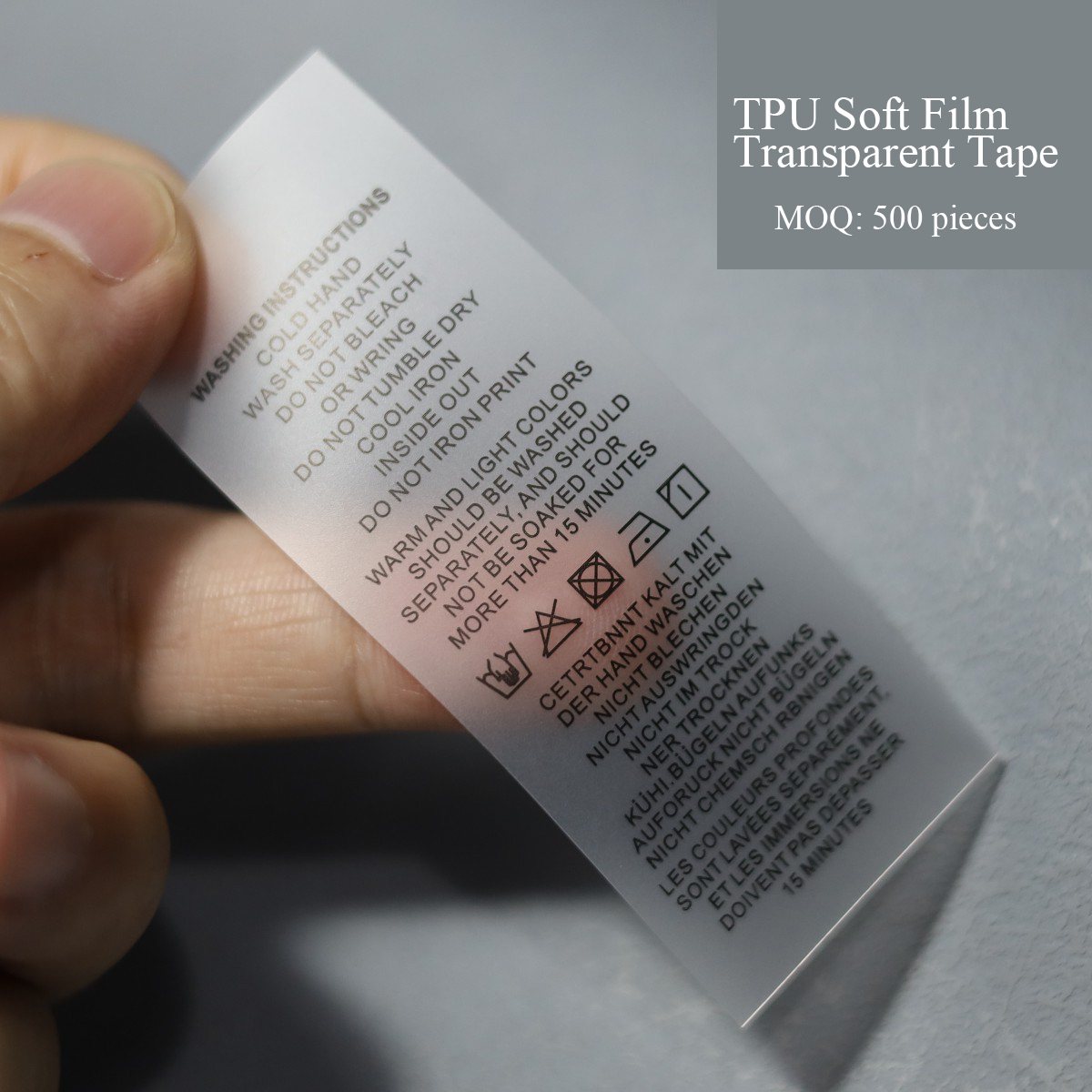 เทปฉลากกาว TPU นุ่มจุดว่างเปล่ - Baby Products Eco Friendly บทวิจารณ์และราคา
