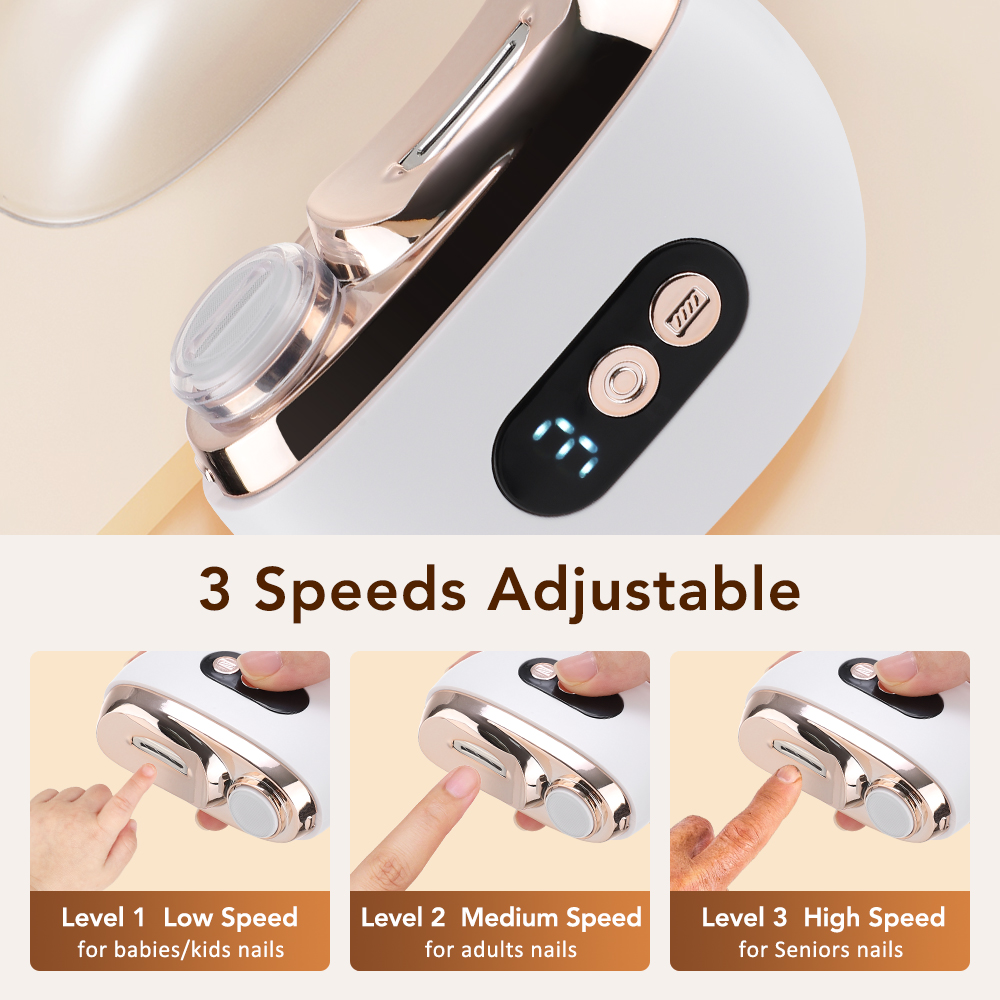 เครื่องตัดเล็บไฟฟ้าแบบใหม่ ชาร - Baby Nail Trimmer Electric บทวิจารณ์และราคา
