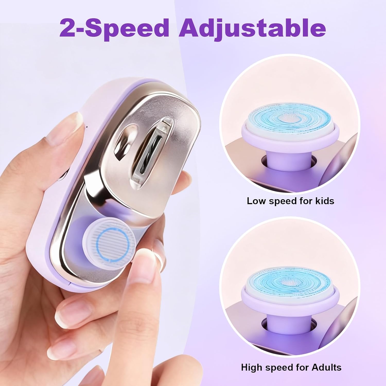เครื่องตัดเล็บไฟฟ้าพร้อมไฟในตั - Baby Nail Trimmer Electric บทวิจารณ์และราคา