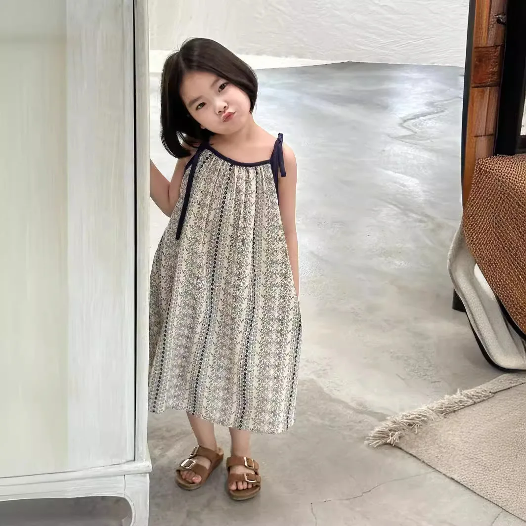 ชุดเดรสลำลองสำหรับเด็กผู้หญิง  - Baby Products Korea บทวิจารณ์และราคา
