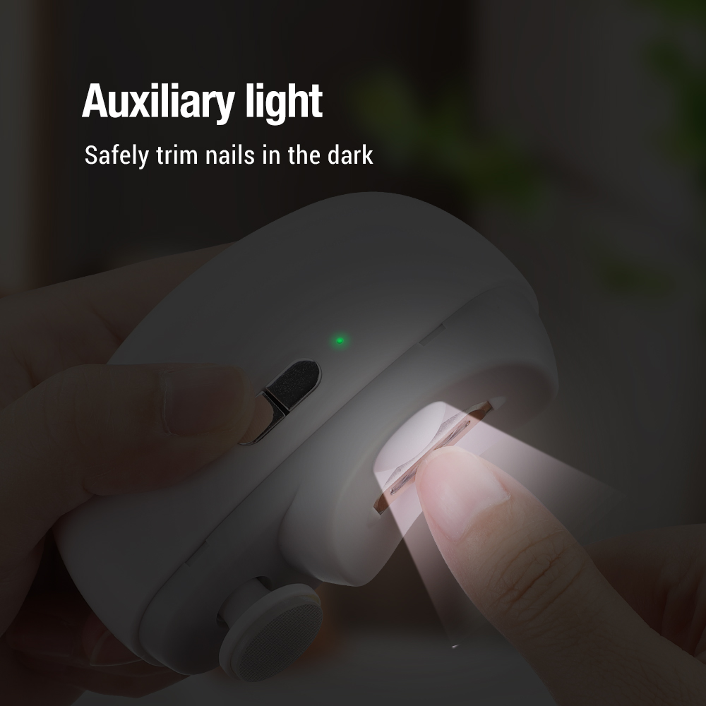 เครื่องตัดเล็บไฟฟ้าพร้อมไฟเครื - Baby Nail Trimmer Electric บทวิจารณ์และราคา