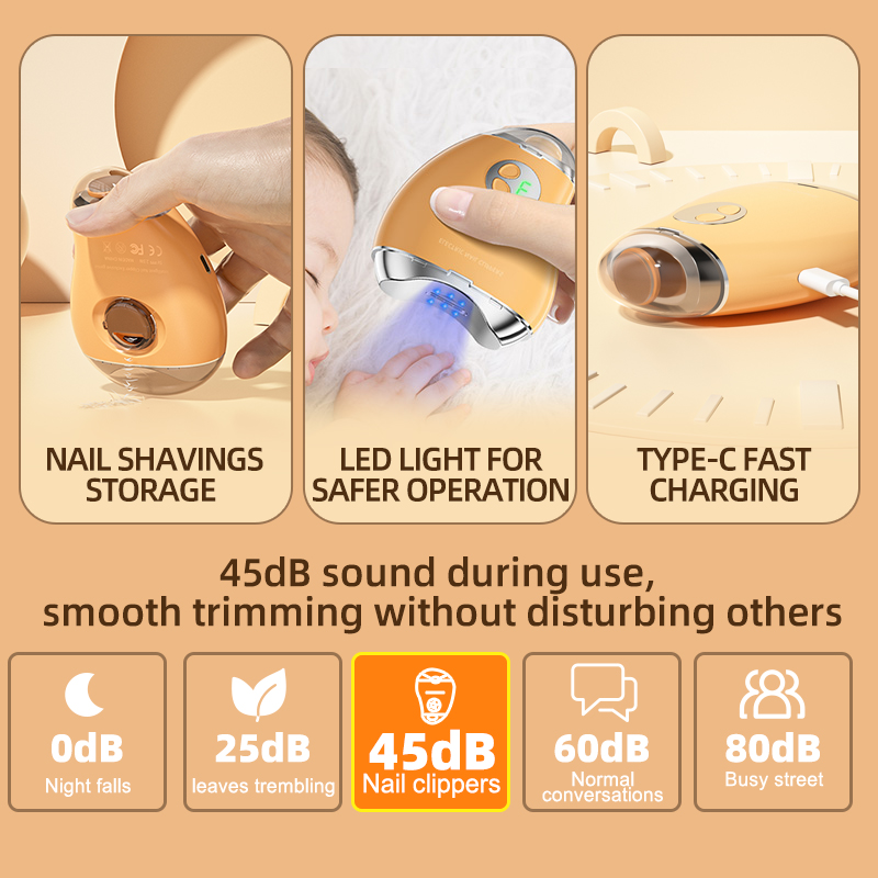 เครื่องตัดเล็บอัตโนมัติ 2in1 พ - Baby Nail Trimmer Electric บทวิจารณ์และราคา