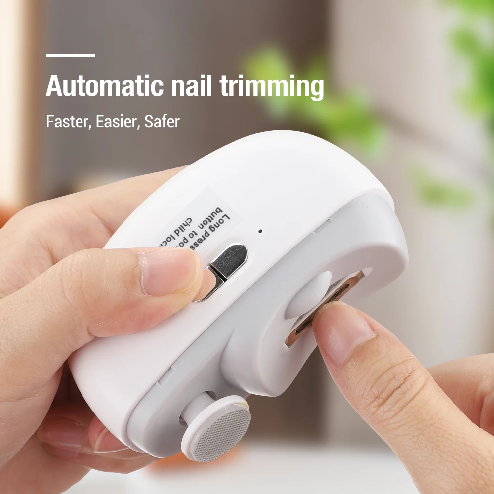 กรรไกรตัดเล็บไฟฟ้าบดและขัดด้วย - Baby Nail Trimmer Electric บทวิจารณ์และราคา